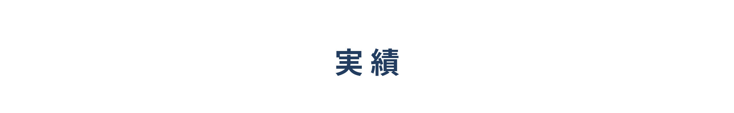 ACHIEVEMENT 実績